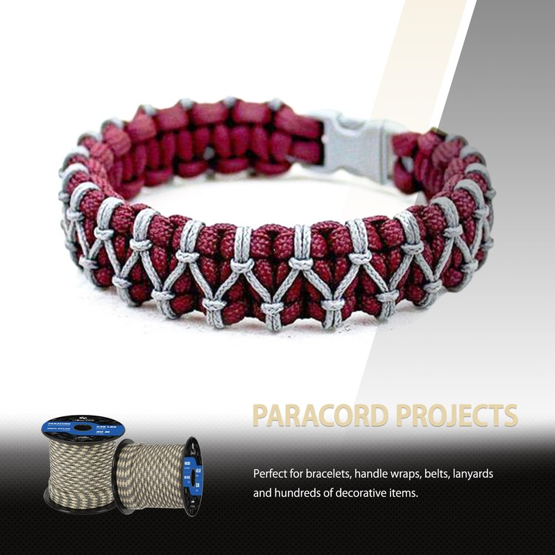 Abma Cord Paracord 425 lbs 3mm 100% Nylon 30M -