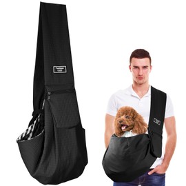 Dog Carrier Bag Small Pet Dog Bag with Safety Buckle for Dogs and Other Pets up to 7.5 kg, Waterproof Carry Bag Dog for Walking Outdoor Activities and Excursions