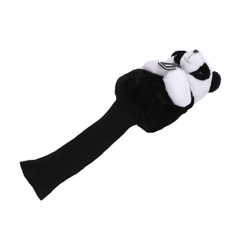 Golf Club Head Cover Plush Easy Cleaning Cute Panda Golf
