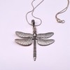 Dragonfly Pendant Necklace 3 1/2 x 3 inches with 18