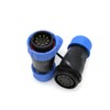 ZBLZGP TY28 Solderless Plug Socket IP68 Waterproof Connector 2-9 Pin