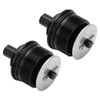 2 Pcs Preload Fork Cap Metal Front Shock Absorber Adjusters