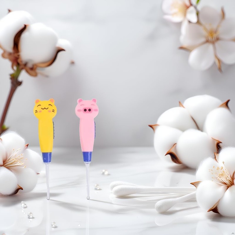 1Pc Cute Flashlight Earpick,Earwax Cleaning and Removal Tools, Light Led