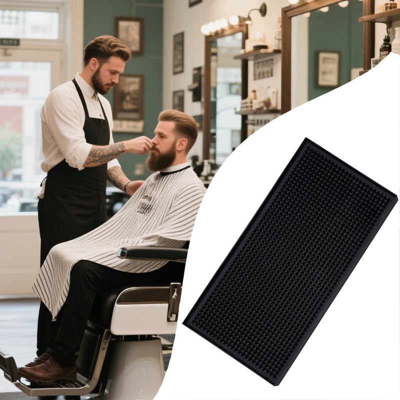 Barber Tool Mat | Barber Organizer Pads,Non-Slip Professional Pads for