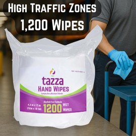 Bulk Wet Wipes – 4 x 1200 count (Total 4,800 Count) Durable, Pre-Saturated Wet Wipes for Cleaning Gym Equipment and Surfaces