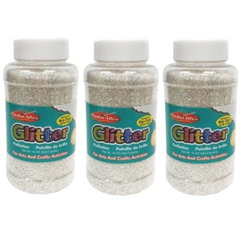 CLI Charles Leonard Creative Arts Glitter, Iridescent, Pack of 3 (1 lb) Bottles (CHL41175-3)