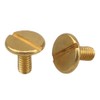 20pcs 9x8x9mm Head Button Brass Studs Screwback Screw Nail For