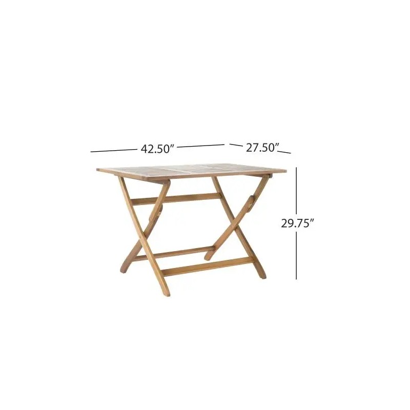 POSITANO 43.5'' FOLDABLE TABLE