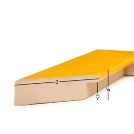 Frame USA 16x20 Picture Frame, Yellow, Colori Large Series, Wall Hanging Frame with High Clarity Plexiglass