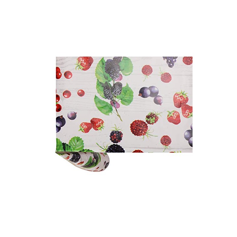 Vinylla Summer Fruit Easy Wipe Clean Vinyl Tablecloth