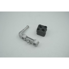 Rear Left Exhaust Bracket Muffler Support Rubber Isolator Hanger Set Replacement for 68275662AB 68275662AA 68519121AA Driver Side Fit for Ram Truck 1500 2019-2025