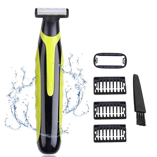 INVODA Electric Shaver for Men Rechargeable Razors Face and Body One Blade Trimmer Waterproof Wet & Dry