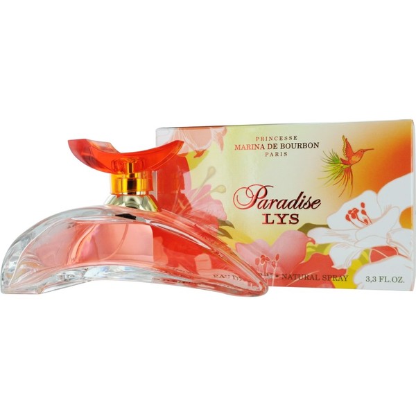 Marina De Bourbon Paradise Lys for Women Eau De Parfum Spray,3.3 Ounce