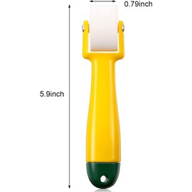 Quilting Seam Roller Quilting Roller Roll and Press Sewing Roller Tool with Easy to Grip Handle for Quilting, Sewing, Print, Home Decoration Attractive Design Sewing Tools(15 X 2.3 Cm)