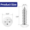 Etauwe 100 PCS #8 x 5/8" Pan Head Self Tapping