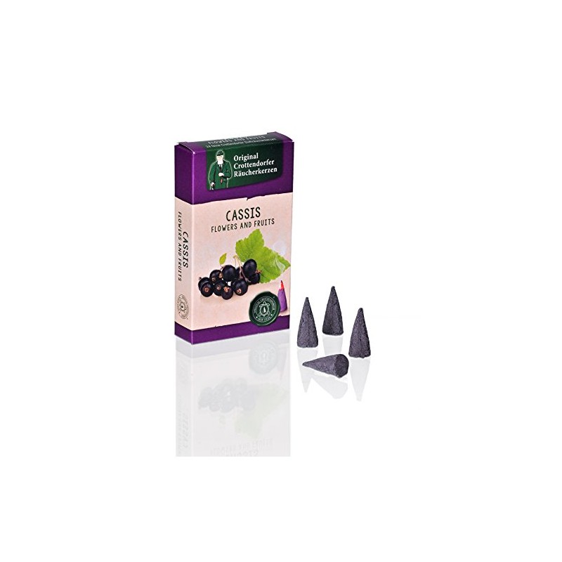 Crottendorfer Incense Cones Flower & Fruits Cassis Scent Size M
