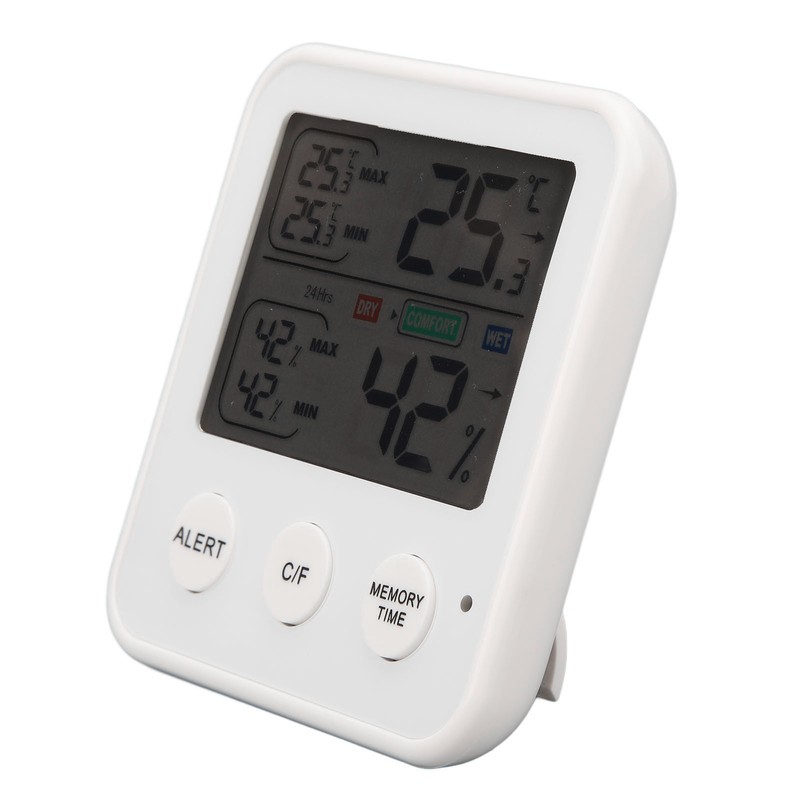 LCD Digital Display Thermometer Hygrometer Temperature Humidity Meter Gauge Hygrothermograph