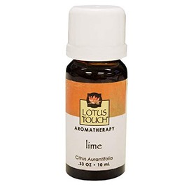 Lime Essential Oil by Lotus Touch, 10 ml Bottle - 100% Pure, Therapeutic Grade Single-Note Lime Essential Oil for Aromatherapy - Fresh, Sharp Citrus Aroma - Cleansing, Refreshing & Energizing