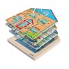 beleduc Layered Puzzle Home – Children's Puzzle from 4 Years
