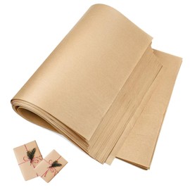 18”x 24” Kraft Paper Sheets Bulk Brown Paper Large Craft Paper for Arts, Drawing, DIY Projects, Brown Wrapping for Gift Shipping Packaging 200 Sheets