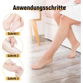 2025 Nuevo Crema Hidratante para Pies, Repara e Hidrata los Pies Secos y Agrietados, Exfoliating Moisturizing Foot Ointment, 40 ml (2)