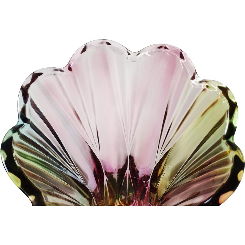 Flower Vase Large Size11.8 inch Phoenix Tail Shape Thickened Crystal