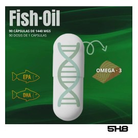 5h8 Fish Oil Omega 3 Aceite De Pescado Extra Refinado