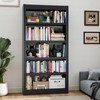 YILFANA 61" Metal Bookshelf and Bookcase | 5-Tier Adjustable Shelves,