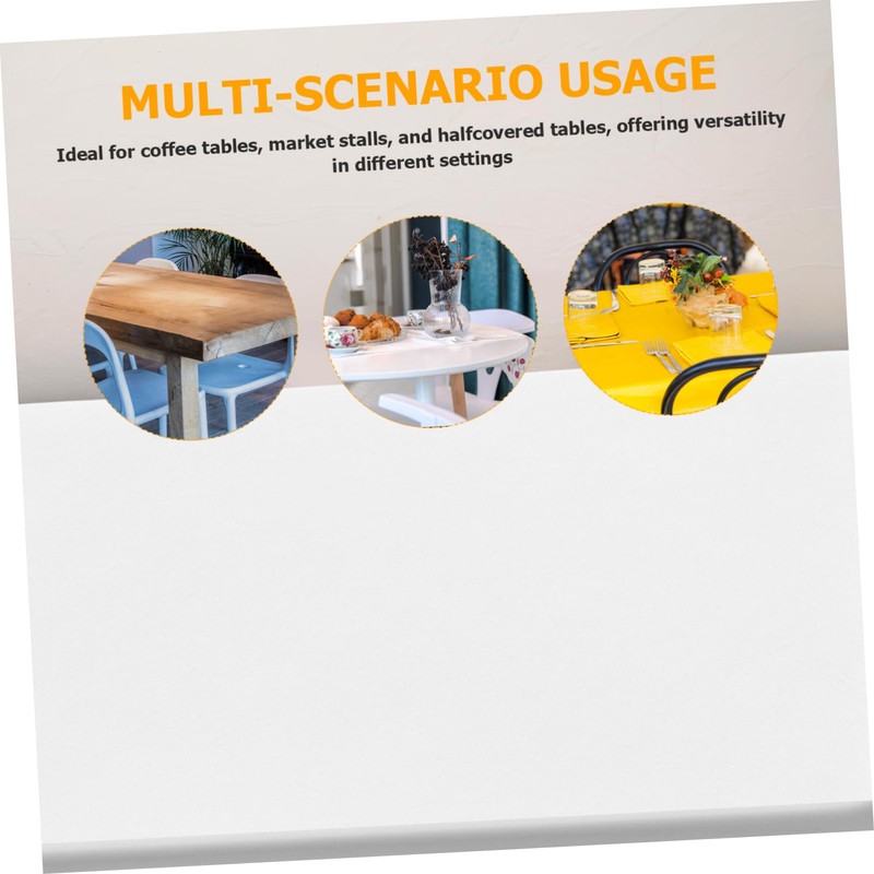 LABRIMP Stretch Tablecloth Coffee Table Cover Elastic Edged Table Cover