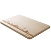 Brotzeitbrett München Skyline | Beech Breakfast Board | Wooden Chopping