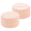 WOONEKY Cosmetic Powder Pad Set 10pcs Round Pure Cotton Makeup