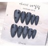 [In-store special discount]Y2K airbrush star point handmade nail - Coffin
