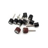TEMO 10 pc 1/2 Inch Rubber Mandrel Sand Drum Holder