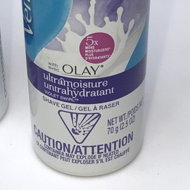 Gillette (2) Gillette Venus Ultra Moisture Violet Swirl Shave Gel with Olay 2.5 oz