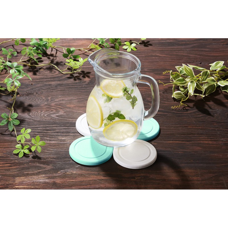 Osumu Coasters, Table, Water Drops, Convenient, Cute Set, Diatomaceous Earth,