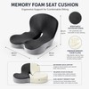 Memory Foam Lumbar Support Pillow for Sitting Comfort – Waist
