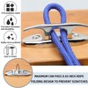 YUSOVE Boat Folding Cleat 4-1/2" 316 Stainless Steel Marine Flip