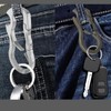 Idakekiy Dual Carabiner Keychain Mutil Tool with Key Chain Bottle