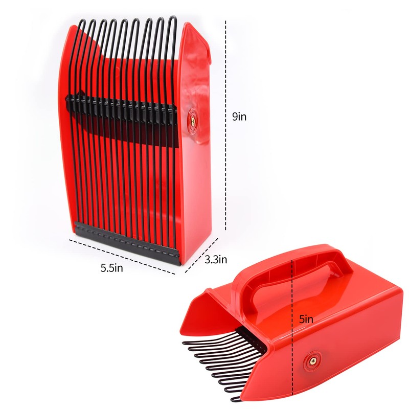 Berry Picker, 2 Pack Berry Pickers and Rakes with Metallic