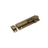 Quluxe 3 Inch Solid Cast Brass Barrel Bolt, Antique Brass