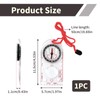 Navigation Compass, Orienteering Compass with Adjustable Declination, Luminous Hiking Scout
