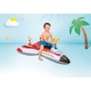 Intex 57536NP Inflatable Aeroplane with Water Gun Plane Ride-On (Red)