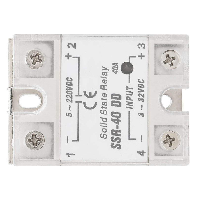 SSR-40 Solid State Relay,AC to AC,Input 6-12ma Output 40A DD