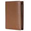 VON HEESEN® Wallets Men & Women, cognac brown, With XL