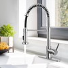 DJS Kitchen Faucets with Pull Down Sprayer Chrome High Arc
