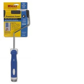 Whizz 57600 4" Black Concave Foam Mini Roller w/ 13" Frame - 10ct. Case