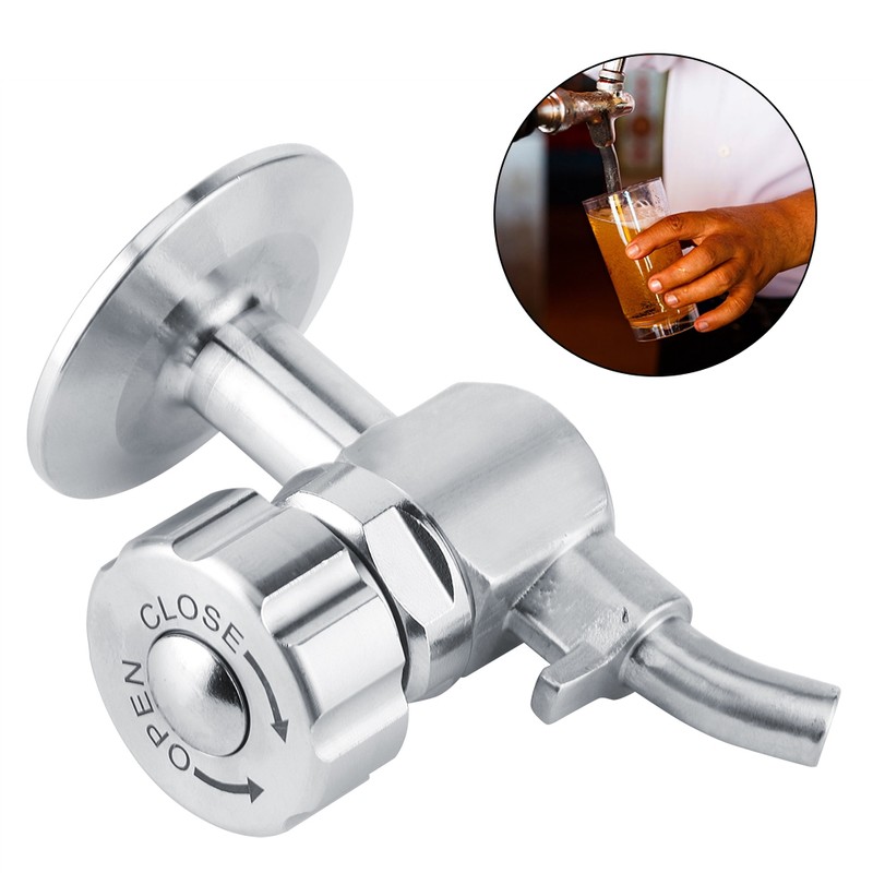 304 Stainless Steel Beer Brewing Sampling Valve Fermentation Cylinder Faucet