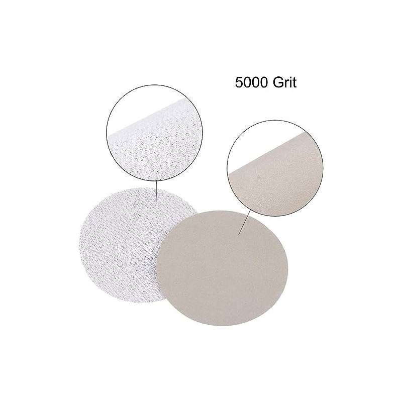 TA-VIGOR 20Pcs 5000 Grit 2 Inch Wet & Dry Sanding