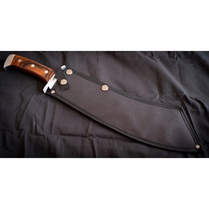 Tattva Tactical 19" Machete Cleaver Full Tang Nyloth Sheath W/