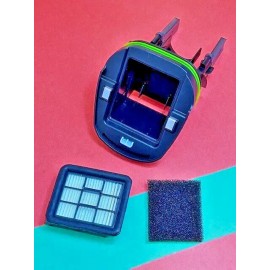 BISSELL 1632967 Lid & 2 Filters for Dirty Water Tank Bissell Crosswave HF3 3649, 3654